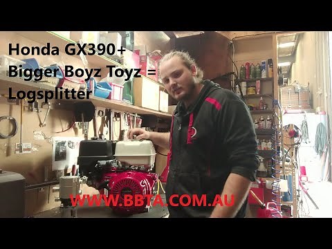 BBT Fitting a 2 Stage Hydraulic log splitter Pump to a Honda GX390