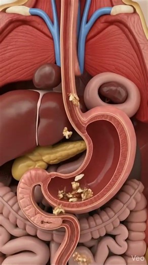 Walnut Digestion Visualized in Your Body #3danimation #health #science