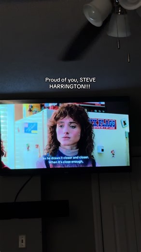 A breakthrough moment for my guy! Haahaha #strangerthings #st5 #strangerthingsseason5 #steveharrington #stevemoment