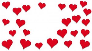 Red Hearts Shadow Different Sizes Placed Stock Footage Video (100% Royalty-free) 1086064523 | Shutterstock