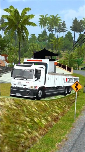 HEAVY TRUCK CLIMBING A HILL #bussimulatorindonesia #bussid #truck