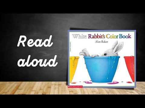 [Read aloud] White rabbit's color book | BBL | kids reading | Kinder book