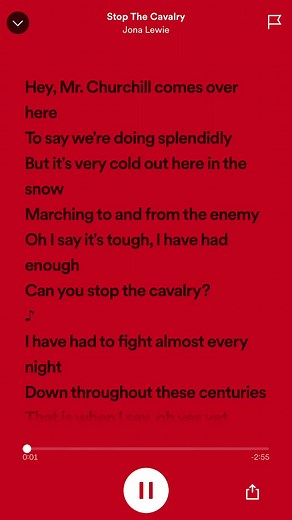 Stop The Cavalry - Jona Lewie (Lyrics)