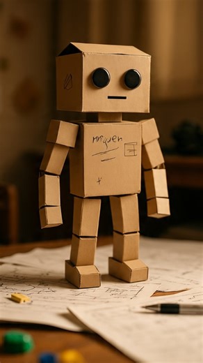 Invent Gear on Instagram: "HOW TO MAKE DIY CARDBOARD ROBOT #diy #craft #reels #instagram #inventgear"