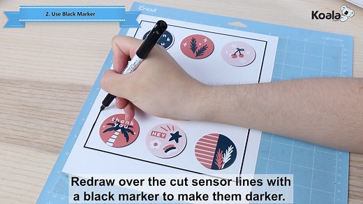 1.8K views · 21 reactions | How Do I Fix Cricut Not Reading Cut Sensor Marks On Glossy Paper？ Check these solution. #stickerpaper #koalaPaper #stickerart #sticker #crafts #cricutlife #cricutmaker | Koalagp | Facebook