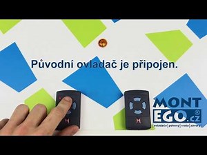 Dálkový ovladač Hörmann HSM 4, kopírování z ovladače na ovladač | MontEgo.cz