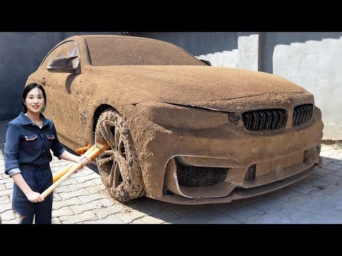 💡天才女孩修复报废摩托车，长满青苔的车体，彻底翻新！Genius Girl Repairs Scrapped Motorcycle！林果儿