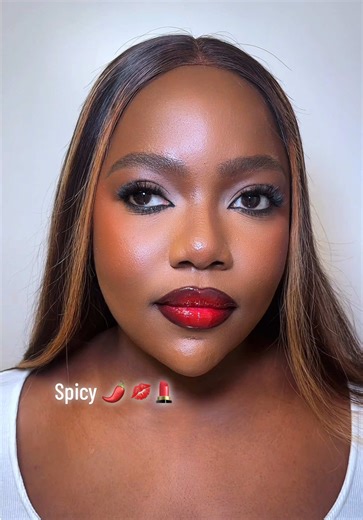 Red ombre lip Combo tutorial💋💄 @sephora @Maybelline NY @Fenty Beauty . . . . . . . . . #lipcombotutorial #lipcombo #perfectlipcombo #blackgirlmakeup #blackgirltiktok #valentinemakeup #creatorsearchinsights #ombrelips #blacklipliner #sephora #maybelline #fentybeauty #ombrelipstutorial #spicy