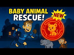 BABY ANIMAL RESCUE | WILD KRATTS GAME ADVENTURE & LEARNING