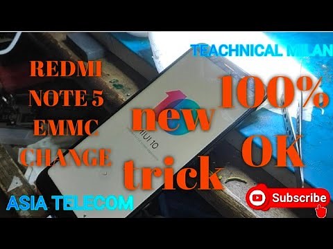 Redmi Note 5 (Vince) eMMC Change | Full Process | With Tested Files
