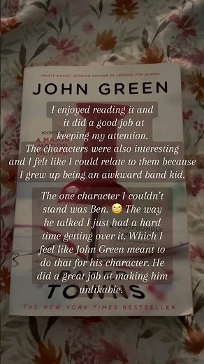 Paper Towns by John Green 📌 Review #bookreview #booktube #johngreen #books