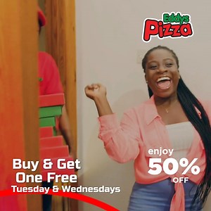 We outsource the freshest of ingredients to give you the freshest of tastes!! 🍕 🍕🆓 Buy and get one free people! Every Tuesdays and Wednesdays Walk in, call or dm to place your order. | Eddys Pizza