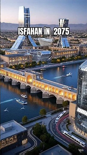 Isfahan in 2075 - futuristic city ✨️🚀