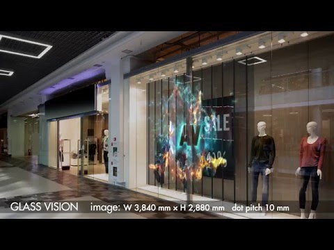 【GlassVision】 シースルータイプLEDビジョン / アビックス株式会社