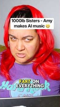 1000lb Sisters - Amy makes AI music 😬 #1000lbsisters #tlc #comedy #funny