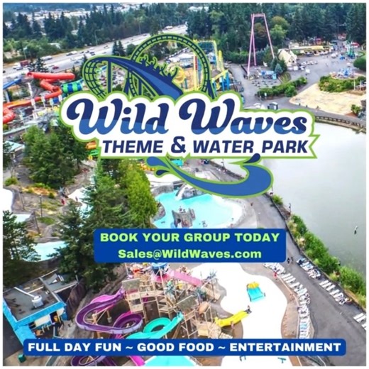 Get ready to conquer your event plans. Thrill your guests with a full day of rides, slides and entertainment, dedicated event space and custom meal options perfect for any group! Wild Waves is the perfect location for your grad parties, birthdays and all your celebrations! ☀Hurry, summer dates are booking fast. Limited October dates available. Visit wildwaves.com/groups.php Email us at sales@wildwaves.com | Wild Waves Theme & Water Park | Facebook