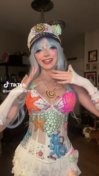 More Smoochie siren content!!! Seriously everyone has been so amazing responding to my last few posts. Ily all so much Also ilysm @ashnikko #smoochiestour #ashnikko #smoochiegirl #fyp #mermaid
