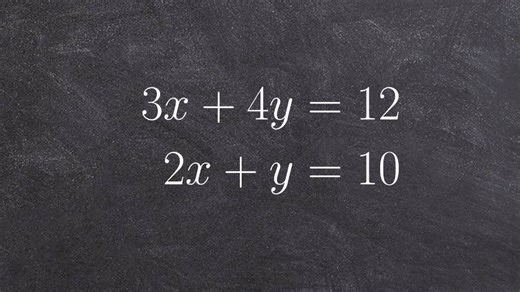 Learn the steps for solving a system of equations by substitution