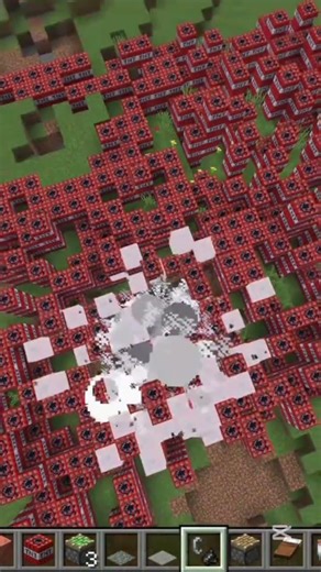 Big explosion TNT 🧨 #minecraft