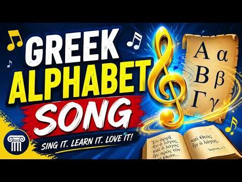 Greek Alphabet Song (Modern Greek Pronunciation)