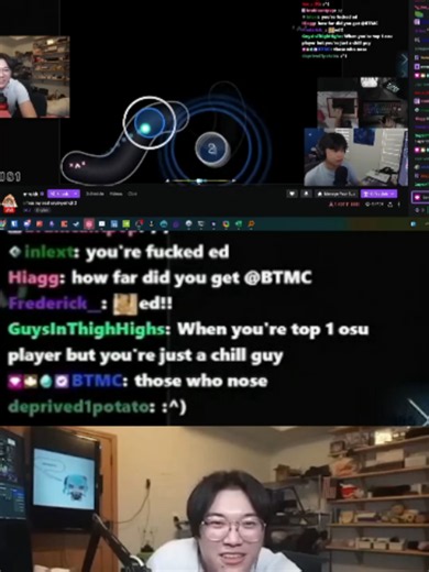 BTMC Reacts to Mrekk Popping off on his challenge map request | #osu #osugame #mrekk #btmc #gaming #gamer #fyp #foryou #osumomentslive #aim