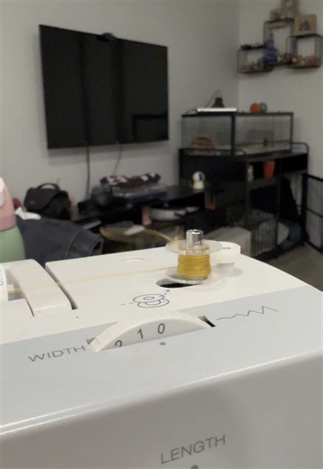 Threading a bobbin #sewing #sewingtiktok #fyp #hobby