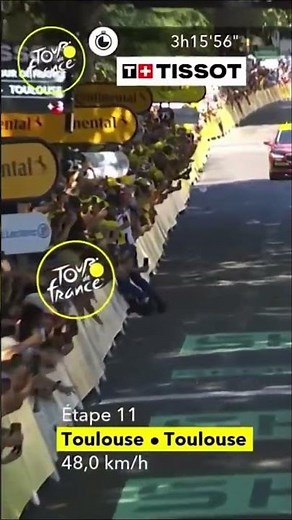 Crazed Fan Nearly Derails Tour de France Stage 11 Finish