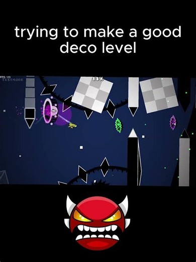 trying to make my 1st good deco level (part 4) #gd #geometrydash #level