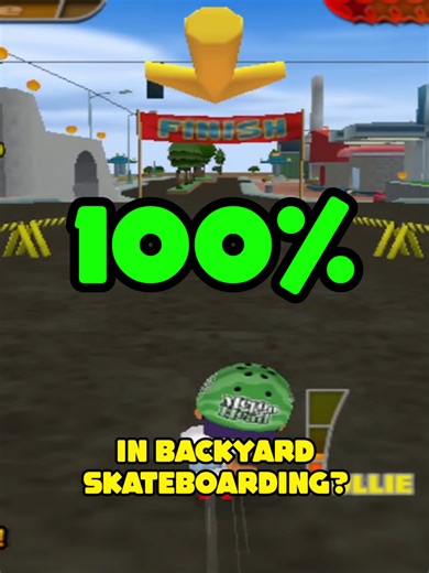Backyard Skateboarding's 100% Completion Reward #backyardsports #backyardbaseball #gaming