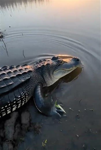 Alligator Returns to Water