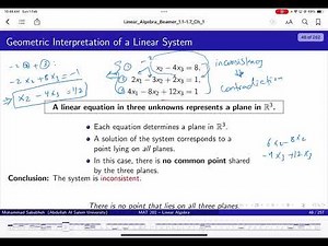 009 Linear Algebra Inconsistent Case