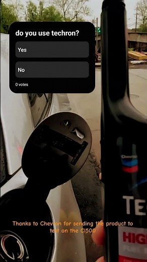 techron gas additive is great for cleaning your fuel system