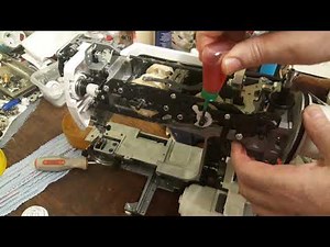 W6 Nähmaschine - Model N1235-61- Maschine ölen und schmieren تشحيم وتزيت ماكينة الخياطة
