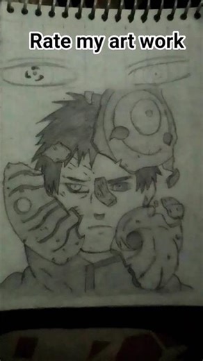 obito drawing 🥺 #anime #art #drawing #animedrawing #music #music #artist #artwork #truedialogue