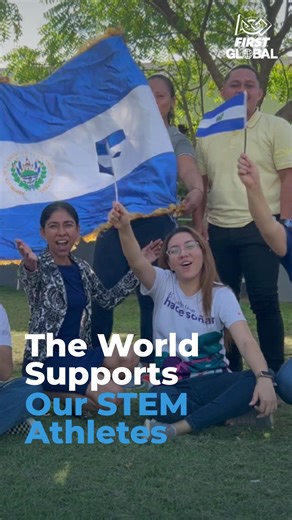 🌍💙 The world is rooting for robotics! From hometowns to capital cities, families, friends, and communities across 190 nations are rallying behind their national teams as they prepare for the 2025 FIRST Global Challenge in Panama! 🇵🇦 Every clap, every smile, every word of encouragement reminds us what this movement is all about: unity, pride, and the power of coming together to build a better future. 🌱💪 Watch as supporters from around the world send love and strength to their #STEM athletes