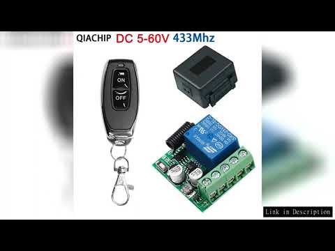 5pcs 10pcs 433Mhz DC 12V 5V-60V Wireless Remote Control Switch Relay Receiver Module RF Transmitter