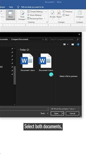 How to Compare 2 MS Word Documents in Seconds!