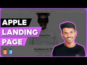 Create Apple Landing Page using HTML and CSS | Full Stack Web Development | GoCinQ INT-EARN-SHIP