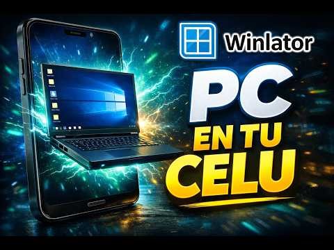 WINLATOR en Android 💻🔥 | Convierte tu Celular en una PC (Tutorial Completo)
