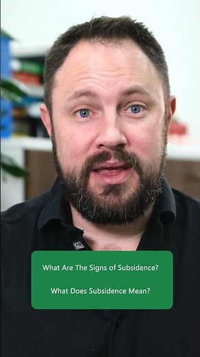 🏚️ Signs of Subsidence\nSubsidence doesn’t affect a whole building evenly - it causes parts of it to