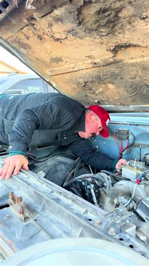 Just taking care of our baby boy 😉😂 #squarebody #truck #pickup #K20 | Truck