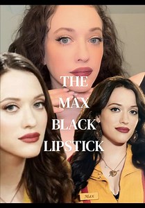 Max Black Lipstick from 2 Broke Girls — How to Get the Look