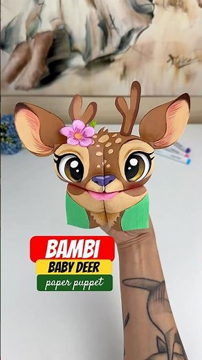 DIY Jumping Deer Paper Craft! Easy & Fun Origami Tutorial