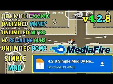 MINI MILITIA DA2 | 4.2.8 SIMPLE AND GOOD MOD | UNLIMITED AMMO UNLIMITED NITRO