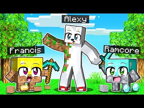 ¡Paso Minecraft PERO LOS BLOQUES me AYUDAN! 📦😲con FRANCISCOGAMES y RAMCORE