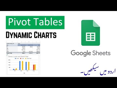 Pivot Tables and dynamic charts to understand the data is important