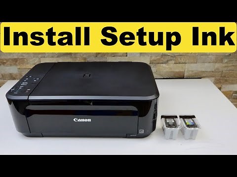 Canon MG3600 Install Setup Ink.