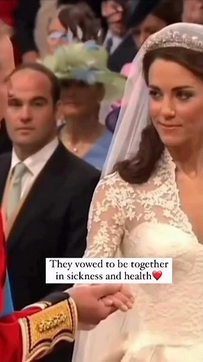 They vowed to be together in sickness and health❤️Wedding vows of the Prince and Princess of Wales
