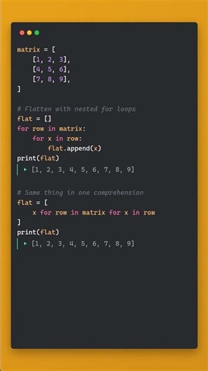 Python - nested list comprehension