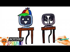 Como DIBUJAR a MR. FUN COMPUTER de INCREDIBOX SPRUNKI / How to DRAW MR. FUN COMPUTER